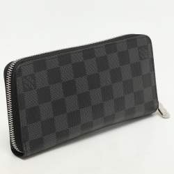 Louis Vuitton Damier Graphite Canvas Vertical Zippy Wallet