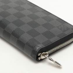 Louis Vuitton Damier Graphite Canvas Vertical Zippy Wallet