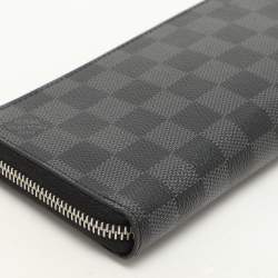 Louis Vuitton Damier Graphite Canvas Vertical Zippy Wallet