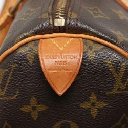 Pre Owned Louis Vuitton Monogram Canvas Speedy 30 Bag