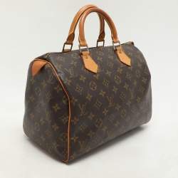Pre Owned Louis Vuitton Monogram Canvas Speedy 30 Bag