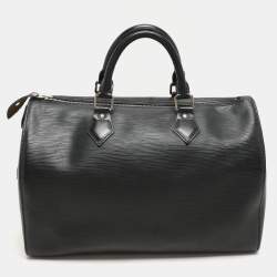 مملوكة مسبقًا Louis Vuitton Black Epi Leather Speedy 30 Bag