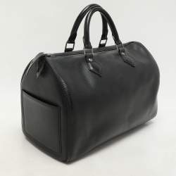 مملوكة مسبقًا Louis Vuitton Black Epi Leather Speedy 30 Bag