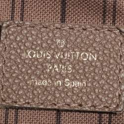 Louis Vuitton Beige Monogram Empreinte Leather Artsy MM Bag