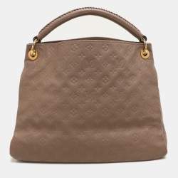 Louis Vuitton Beige Monogram Empreinte Leather Artsy MM Bag