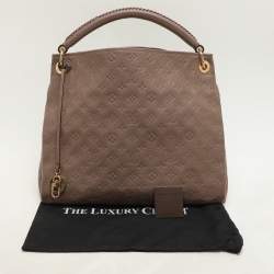 Louis Vuitton Beige Monogram Empreinte Leather Artsy MM Bag