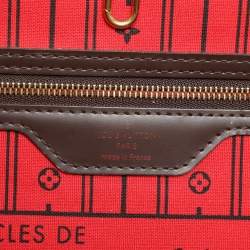 Louis Vuitton Damier Ebene Canvas Neverfull GM Bag