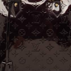 Pre Owned Louis Vuitton Amarante Monogram Vernis Alma GM Bag