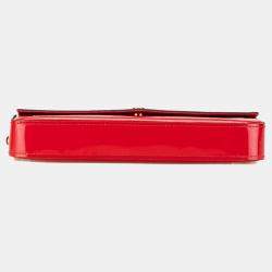 Louis Vuitton Red Monogram Vernis Pochette Felicie