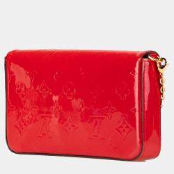 Louis Vuitton Red Monogram Vernis Pochette Felicie