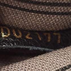 Pre Owned Louis Vuitton Black Monogram Empreinte Pochette Metis Bag