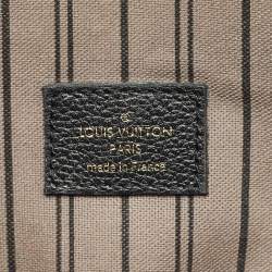 Pre Owned Louis Vuitton Black Monogram Empreinte Pochette Metis Bag
