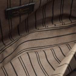 Pre Owned Louis Vuitton Black Monogram Empreinte Pochette Metis Bag