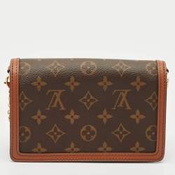 Louis Vuitton Monogram Reverse Canvas Dauphine Wallet on Chain