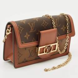 Louis Vuitton Monogram Reverse Canvas Dauphine Wallet on Chain