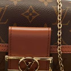 Louis Vuitton Monogram Reverse Canvas Dauphine Wallet on Chain