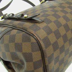 Pre Owned  Louis Vuitton Brown Damier Ebene Rivington PM Shoulder Bag