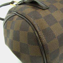 Pre Owned  Louis Vuitton Brown Damier Ebene Rivington PM Shoulder Bag
