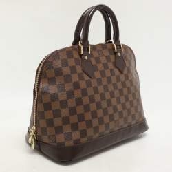 Louis Vuitton Damier Ebene Canvas Alma PM Bag