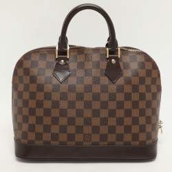 Louis Vuitton Damier Ebene Canvas Alma PM Bag
