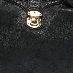 Louis Vuitton Black Monogram Mahina Leather XS Bag