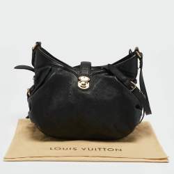 Louis Vuitton Black Monogram Mahina Leather XS Bag