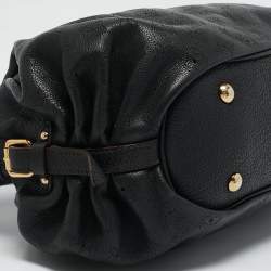 Louis Vuitton Black Monogram Mahina Leather XS Bag
