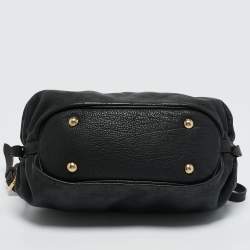 Louis Vuitton Black Monogram Mahina Leather XS Bag