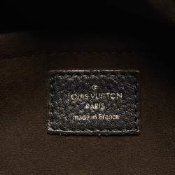 Louis Vuitton Black Monogram Mahina Leather XS Bag