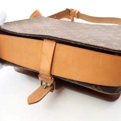 Louis Vuitton Brown Monogram Canvas Cartouchiere GM Shoulder Bag