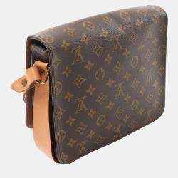 Louis Vuitton Brown Monogram Canvas Cartouchiere GM Shoulder Bag