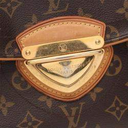 Pre Owned Louis Vuitton Beverly Mm Shoulder Bag Monogram Canvas Brown