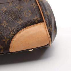 Pre Owned Louis Vuitton Beverly Mm Shoulder Bag Monogram Canvas Brown