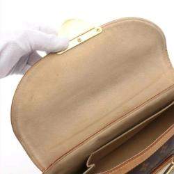 Pre Owned Louis Vuitton Beverly Mm Shoulder Bag Monogram Canvas Brown