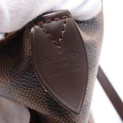 Pre Owned Louis Vuitton Brown Damier Ebene Canvas Totally MM Shoulder Bag