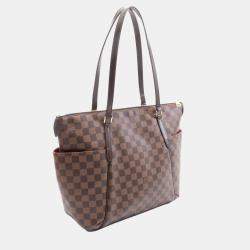 Pre Owned Louis Vuitton Brown Damier Ebene Canvas Totally MM Shoulder Bag