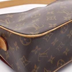 Pre Owned Louis Vuitton Brown Monogram Canvas Vivacite MM Shoulder Bag