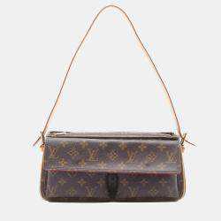 Pre Owned Louis Vuitton Brown Monogram Canvas Vivacite MM Shoulder Bag