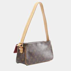 Pre Owned Louis Vuitton Brown Monogram Canvas Vivacite MM Shoulder Bag