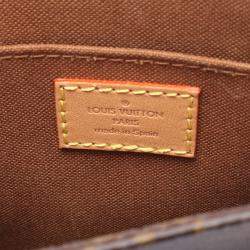 Louis Vuitton Brown Monogram Canvas Petit Sac Plat Crossbody Bag