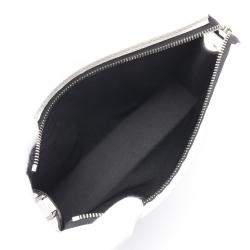 Louis Vuitton White Taigarama Leather Gaston Wearable Wallet Shoulder Bag