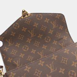 Louis Vuitton Brown Monogram Canvas Pochette Metis MM Shoulder Bag