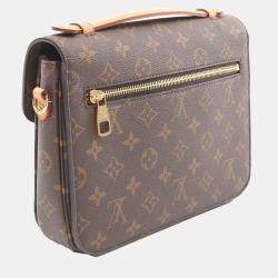 Louis Vuitton Brown Monogram Canvas Pochette Metis MM Shoulder Bag