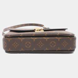 Louis Vuitton Brown Monogram Canvas Pochette Metis MM Shoulder Bag