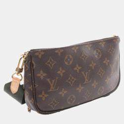 Pre Owned Louis Vuitton Brown Monogram Canvas Multi Pochette Accessoires Shoulder Bag