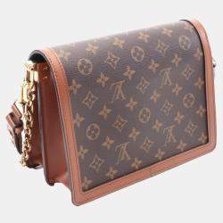 Louis Vuitton Brown Monogram Reverse Canvas Dauphine Shoulder Bag