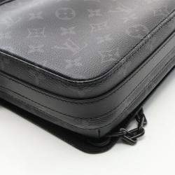 Louis Vuitton Gray Monogram Eclipse Canvas Steamer Messenger Bag
