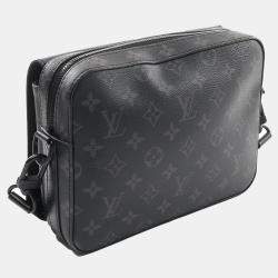 Louis Vuitton Gray Monogram Eclipse Canvas Steamer Messenger Bag