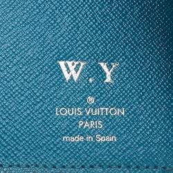 Louis Vuitton Turquoise Epi Leather and Monogram Canvas Marie-Lou Compact Wallet 