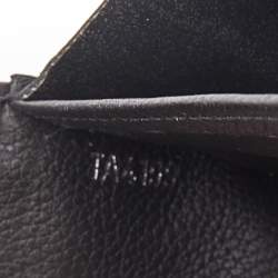 Louis Vuitton Black Leather Lockme II Wallet